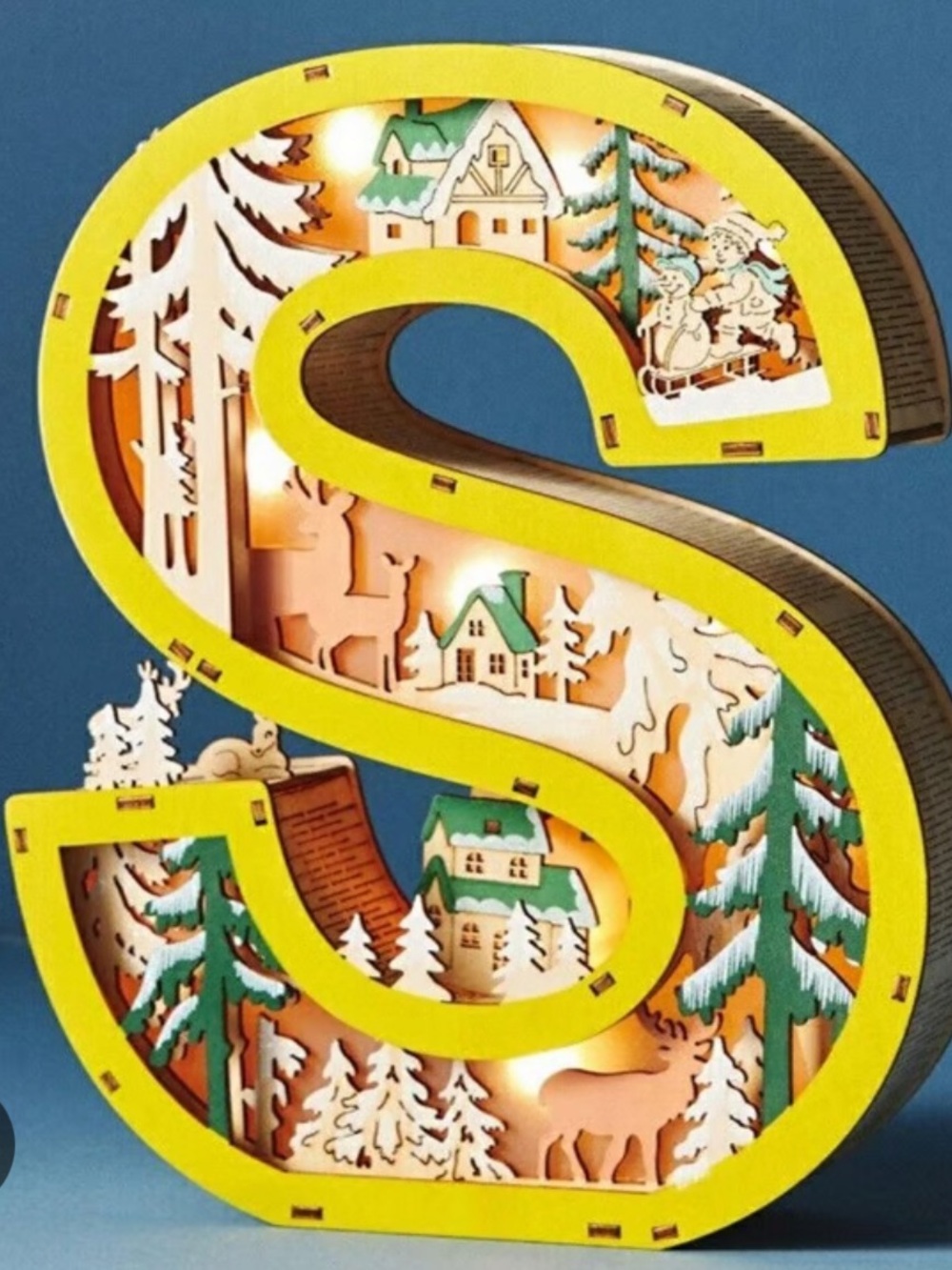 S Wonderland light up Letters